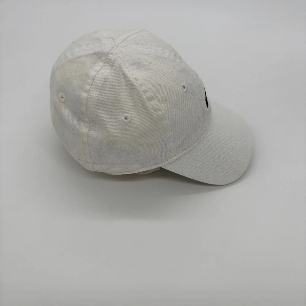 Nike Infant‎ Kids White Adjustable Black Swoosh Logo Toddler Sports Baseball Cap